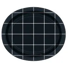 OVAL PLATES MODERN THANKSGIVING 8CT