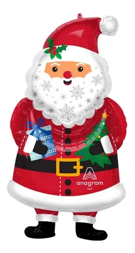 SUPER SHAPE SNOWY SANTA 