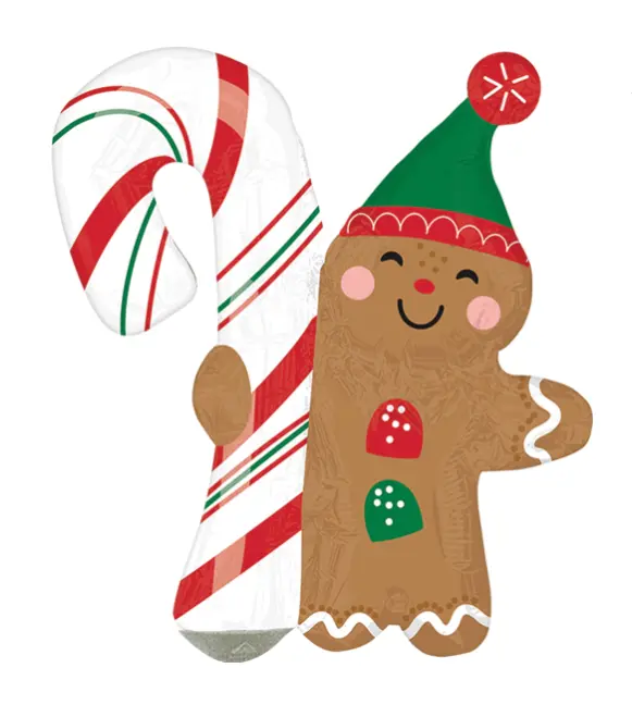 MINI SHAPE MERRY CHRISTMINTS GINGERBREAD MAN 