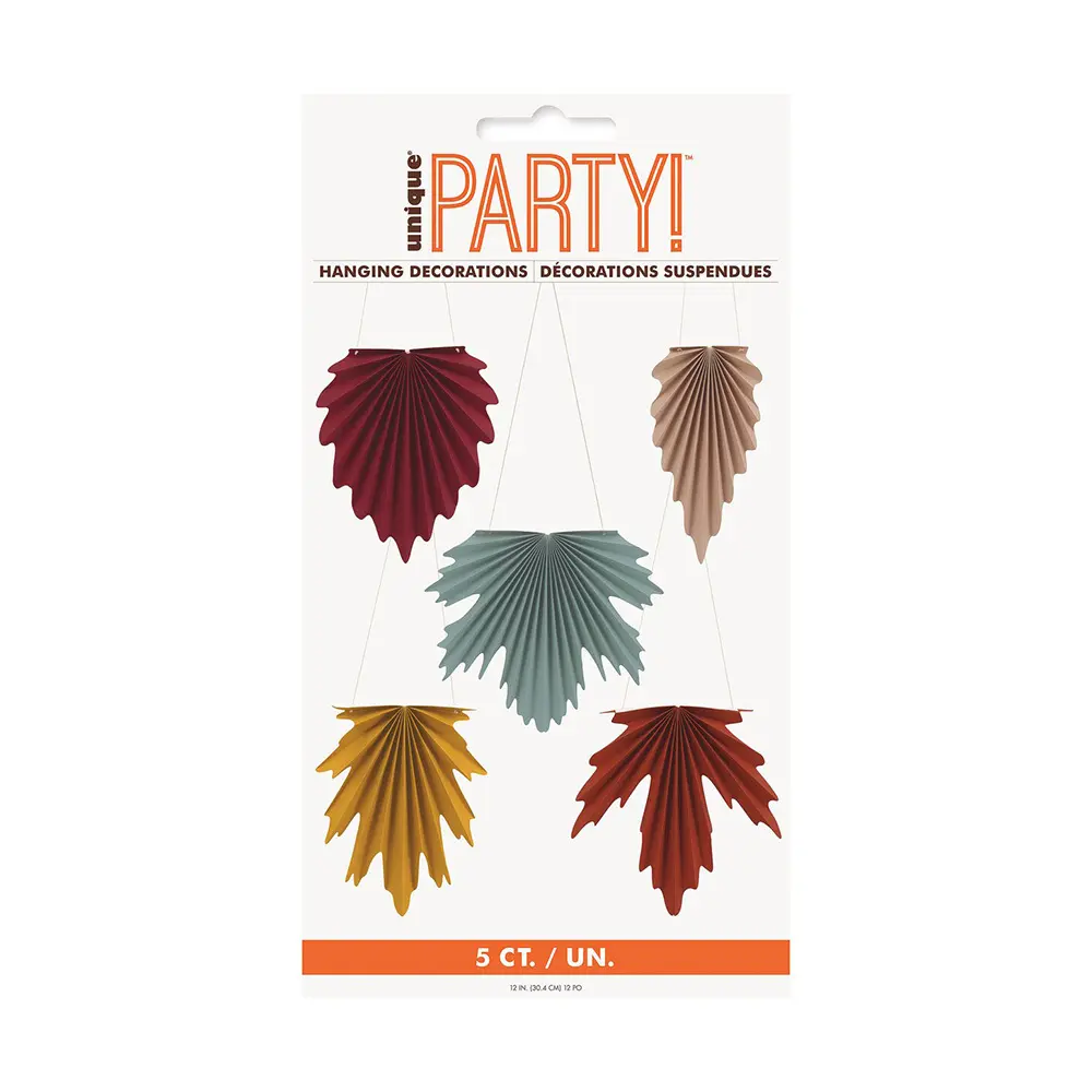 KIT DECORACIÓN HOJAS DE OTOÑO 5CT