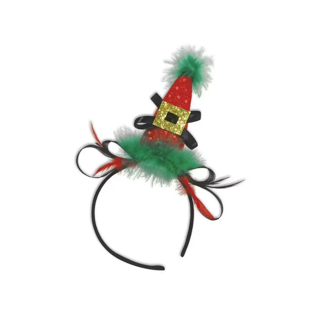 DIADEMA DE GORRO NAVIDEÑO