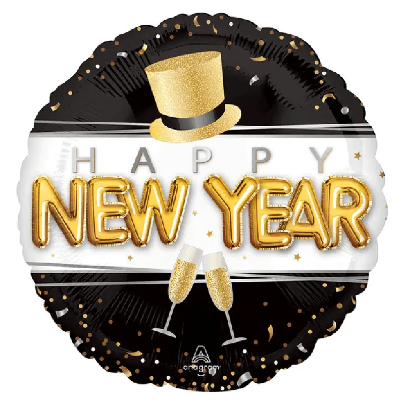 IMP18" HAPPY NEW YEAR CONFETTI GOLD 