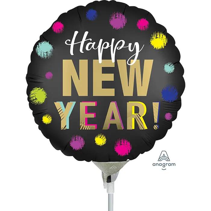 IMP9" HAPPY NEW YEAR SATIN 