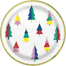 PLATES VIBRANT CHRISTMAS
