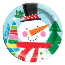 PLATO PASTELERO LET IT SNOW