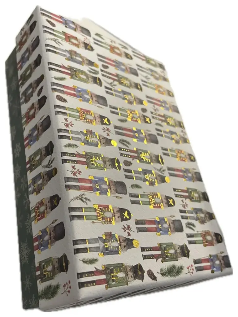 CAJA RECTANGULAR NAVIDEÑA I