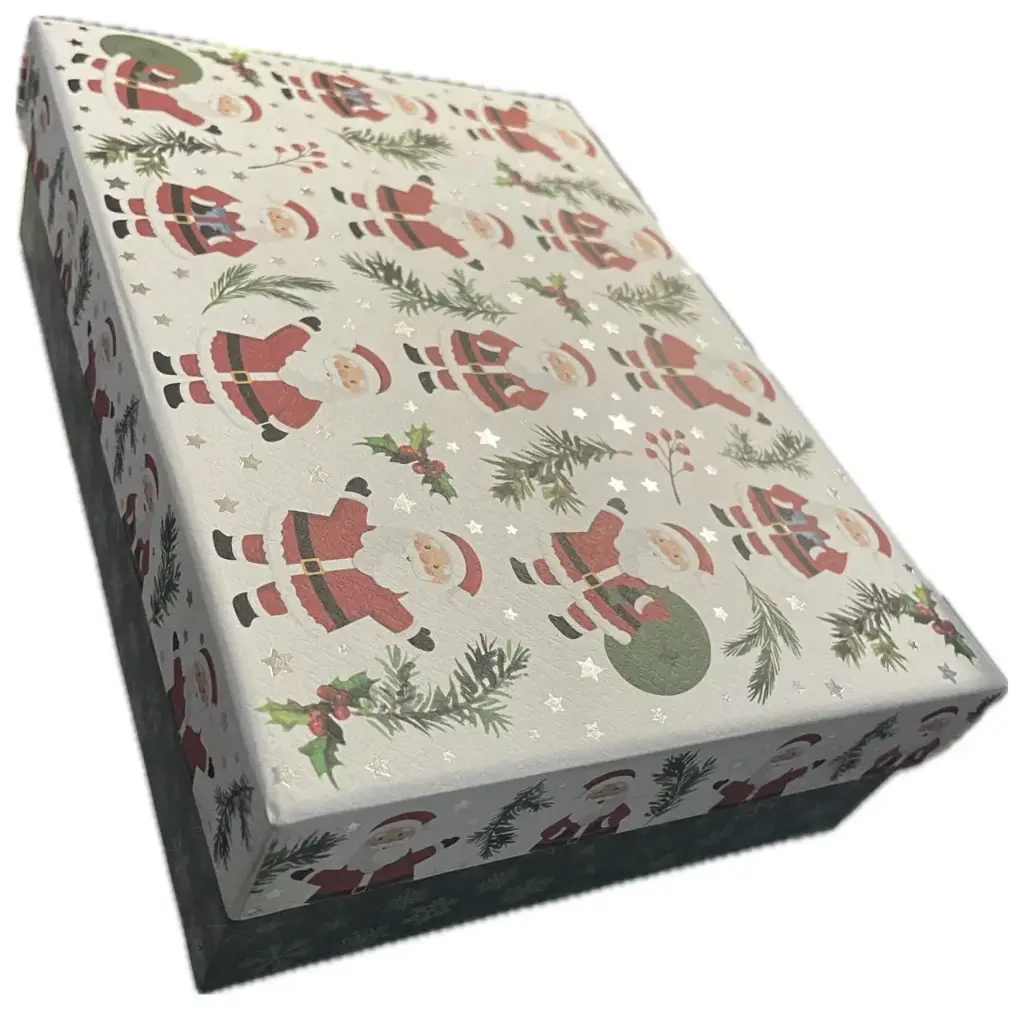 CAJA RECTANGULAR NAVIDEÑA J