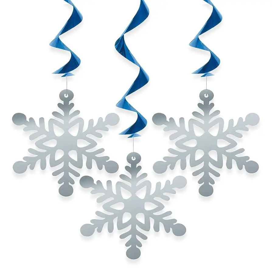 GUIRNALDA COPO DE NIEVE BLANCO 