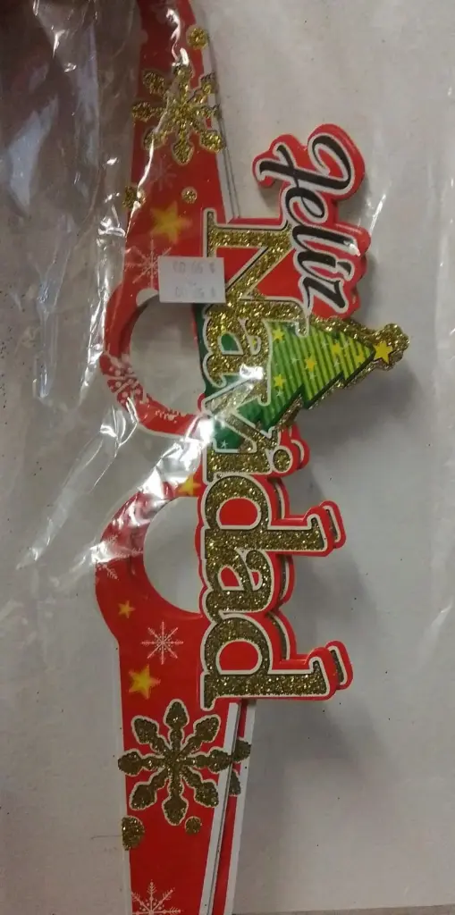 LENTES FELIZ NAVIDAD C/6PZ