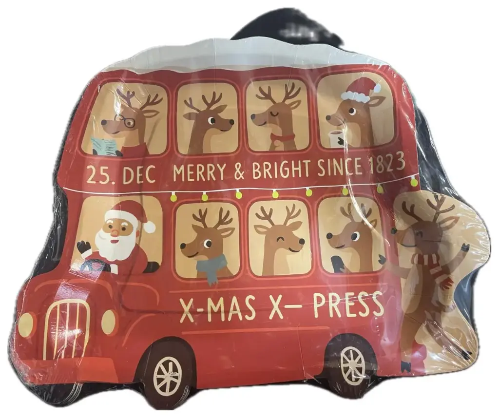 PLATO CARRO NAVIDEÑO