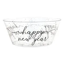 PLASTIC BOWL HAPPY NEW YEAR 