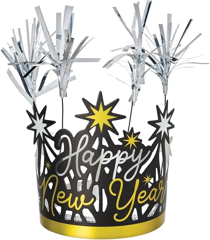 DIADEMA HAPPY NEW YEAR Y PLUMAS