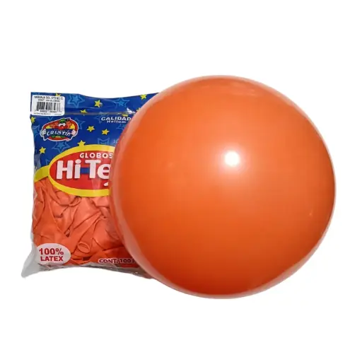 [437] 12" HI-TEX NARANJA C/100PZS