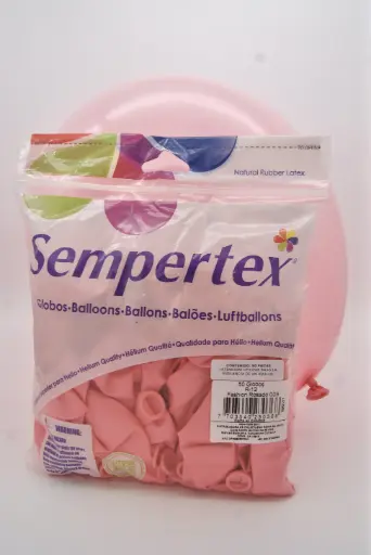 [368] 12" SEMPERTEX FASHION ROSADO C/50PZS