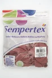 [367] 12" SEMPERTEX FASHION PALO DE ROSA C/50PZS