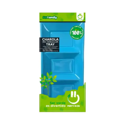 [557] CHAROLA PARTY IS ON RECTANGULAR AZUL CARIBE C/3PZS