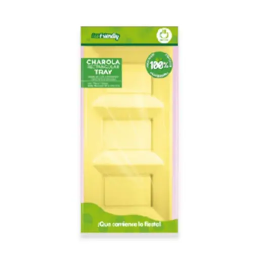 [71] CHAROLA PARTY IS ON RECTANGULAR AMARILLO C/3PZS