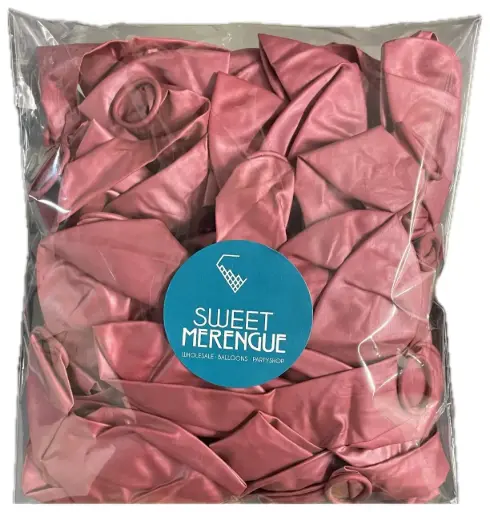 [4343] 12" SWEET MERENGUE CROMADO MALVA C/50PZS