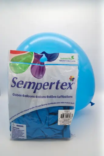 [665] 12" SEMPERTEX FASHION AZUL C/50PZS