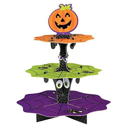 [6553] DECORACIÓN DE CUTE CUPCAKE STAND HALLOWEEN 