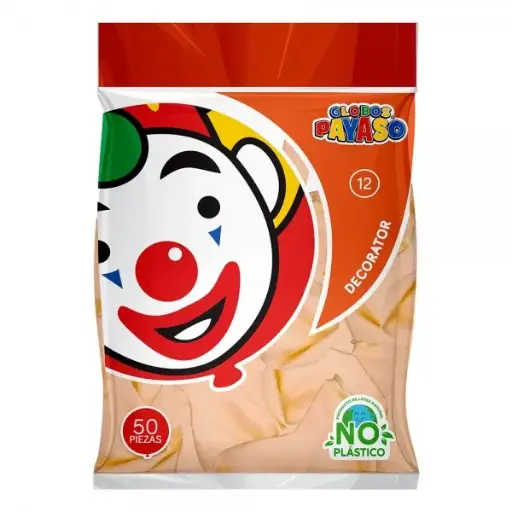 [34] 12" PAYASO BEIGE C/50PZS