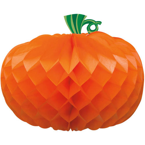 [63484] DECORACIÓN DE PAPEL CALABAZA COLGANTE