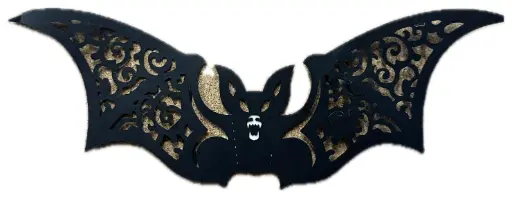 [444] DECORACIÓN MURCIELAGO NEGRO