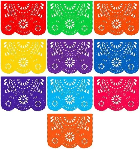 [7898] PAPEL PICADO DE PAPEL CHINA 5MT