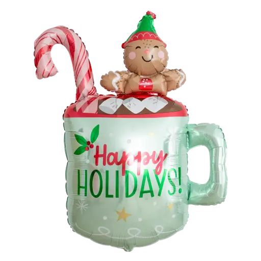 [1411] SUPER SHAPE HOLIDAY CHRISTMINTS MUG 