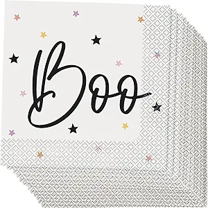 [7128] SERVILLETA BLANCA BOO