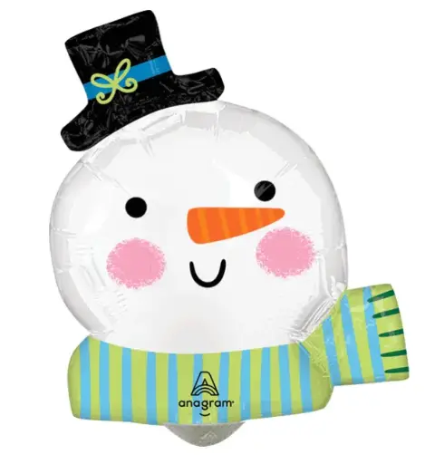 [2661] MINI SHAPE HO HO HO SNOWMAN