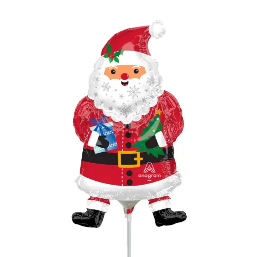 [9069] MINI SHAPE SNOWY SANTA 