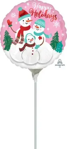 [1029] IMP9" HAPPY HOLLYDAY SNOW MANS 