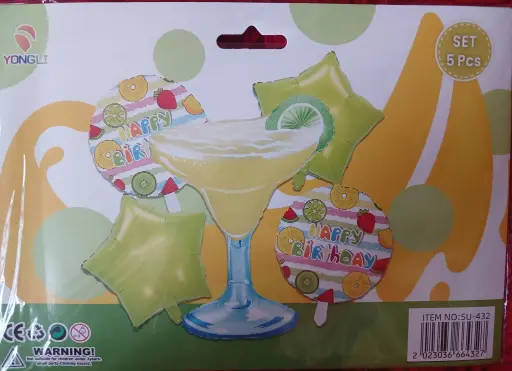 [4327] SET DE GLOBOS DRINKS