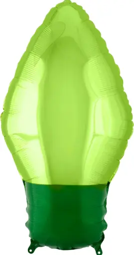 [0471] IMP18" GREEN CHRISTMAS LIGHT BULB