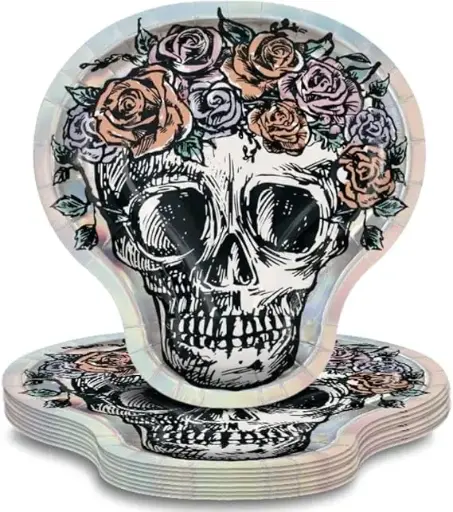 [7842] PLATO CALABERA CON FLORES 