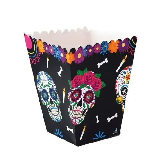 [0010] CAJA PARA PALOMITAS DISEÑO CATRINA