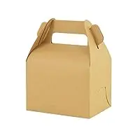 [4535] CAJA PARA DULCES DORADO C/10PZS