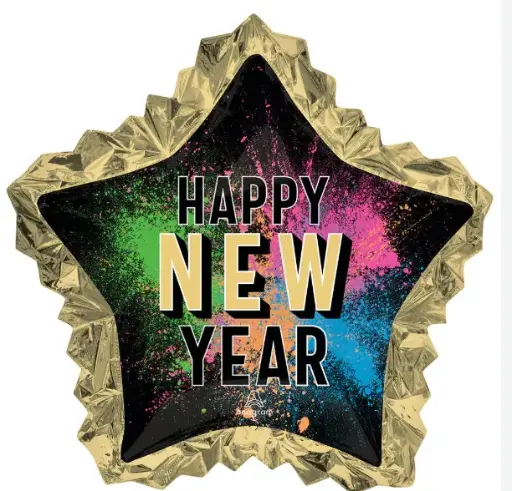[1702] SUPER SHAPE NEW YEAR GLOW STAR