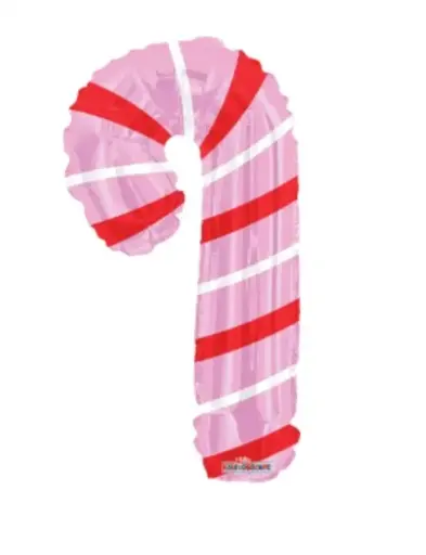 [2187] SUPER SHAPE BASTON DE NAVIDAD ROSA