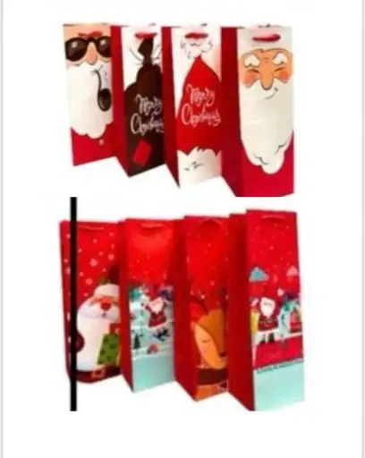 [5432] BOLSA DE REGALO NAVIDEÑO SANTAS