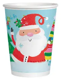 [31467] VASO NAVIDEÑO SANTA CLAUS 