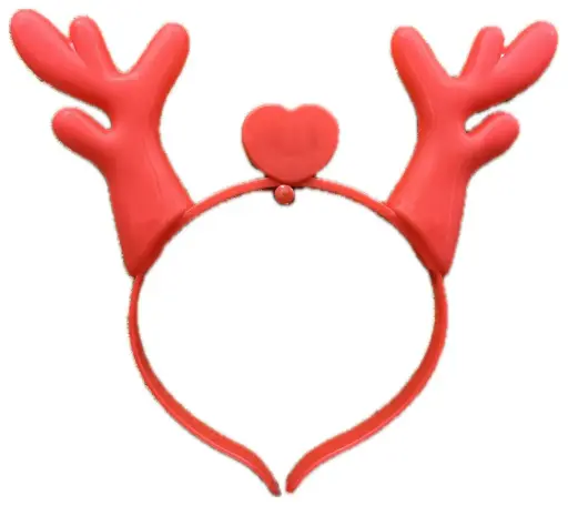 [3232] DIADEMA RENO ROJA NAVIDAD