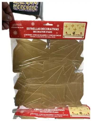 [3480] ESTRELLAS DECORATIVAS NAVIDAD