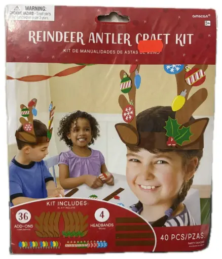 [6927] KIT MANUALIDAD ASTAS PARA RENO NAVIDAD