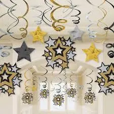 [6165] DECORACION DE REMOLINO ESTRELLAS