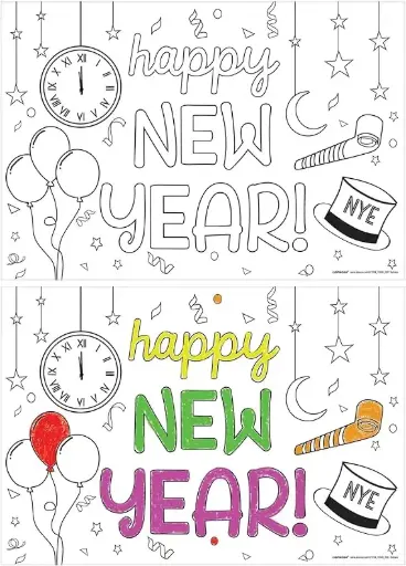 [2596] INDIVIDUALES DE PAPEL PARA COLOREAR