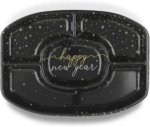 [9658] PLATO DE SERVICIO HAPPY NEW YEAR 