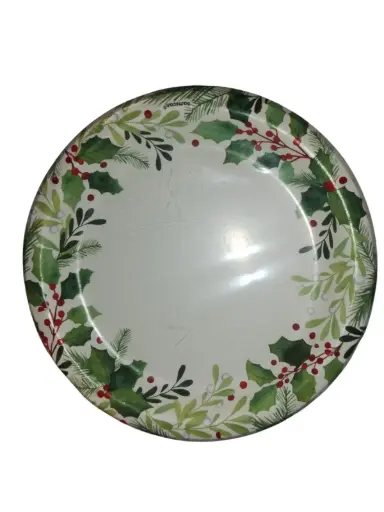 [101575] PLATOS GDE NAVIDAD BLANCO C/10 PZA 